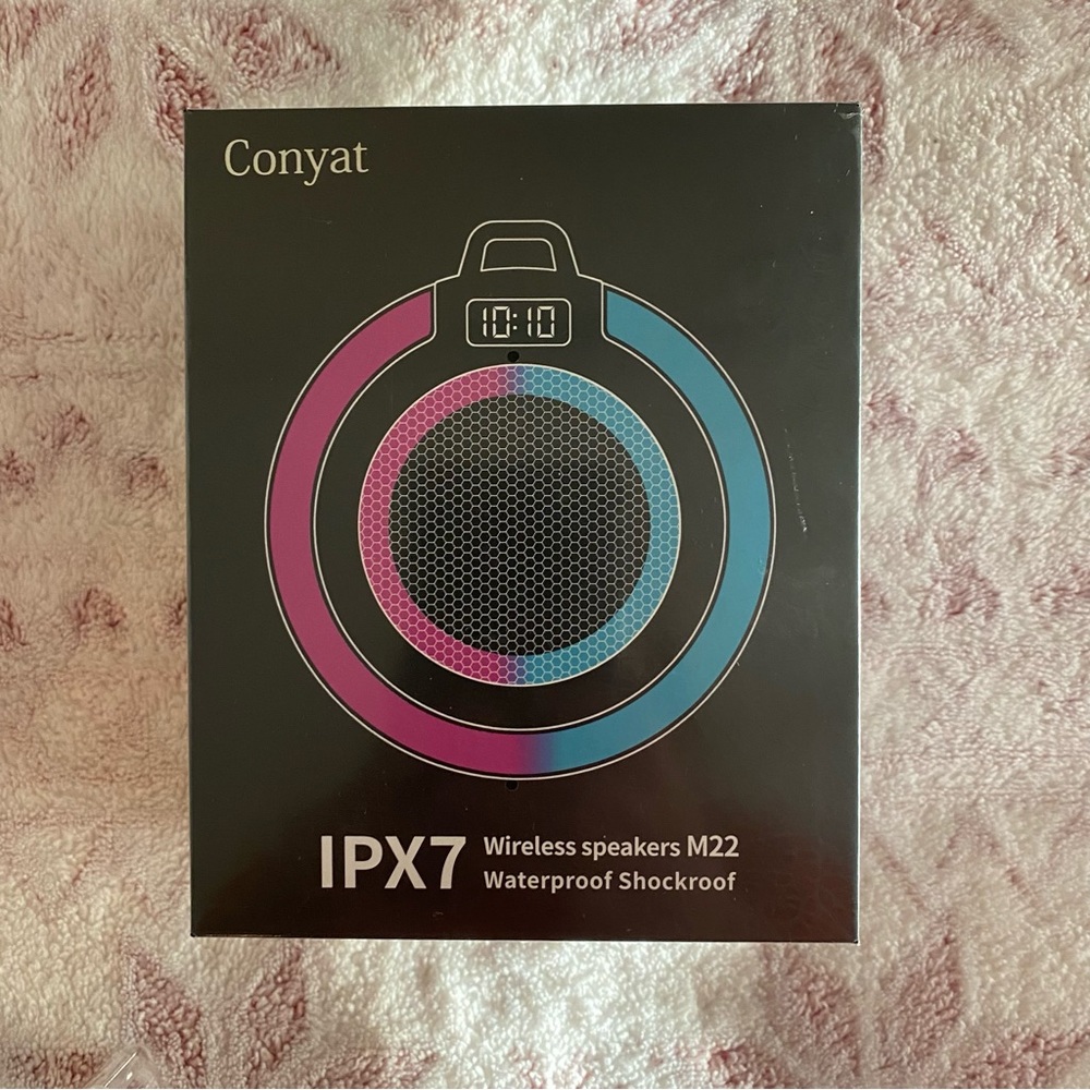 Conyat IPX7 Wireless Bluetooth M22 Portable Speaker Waterproof NWT